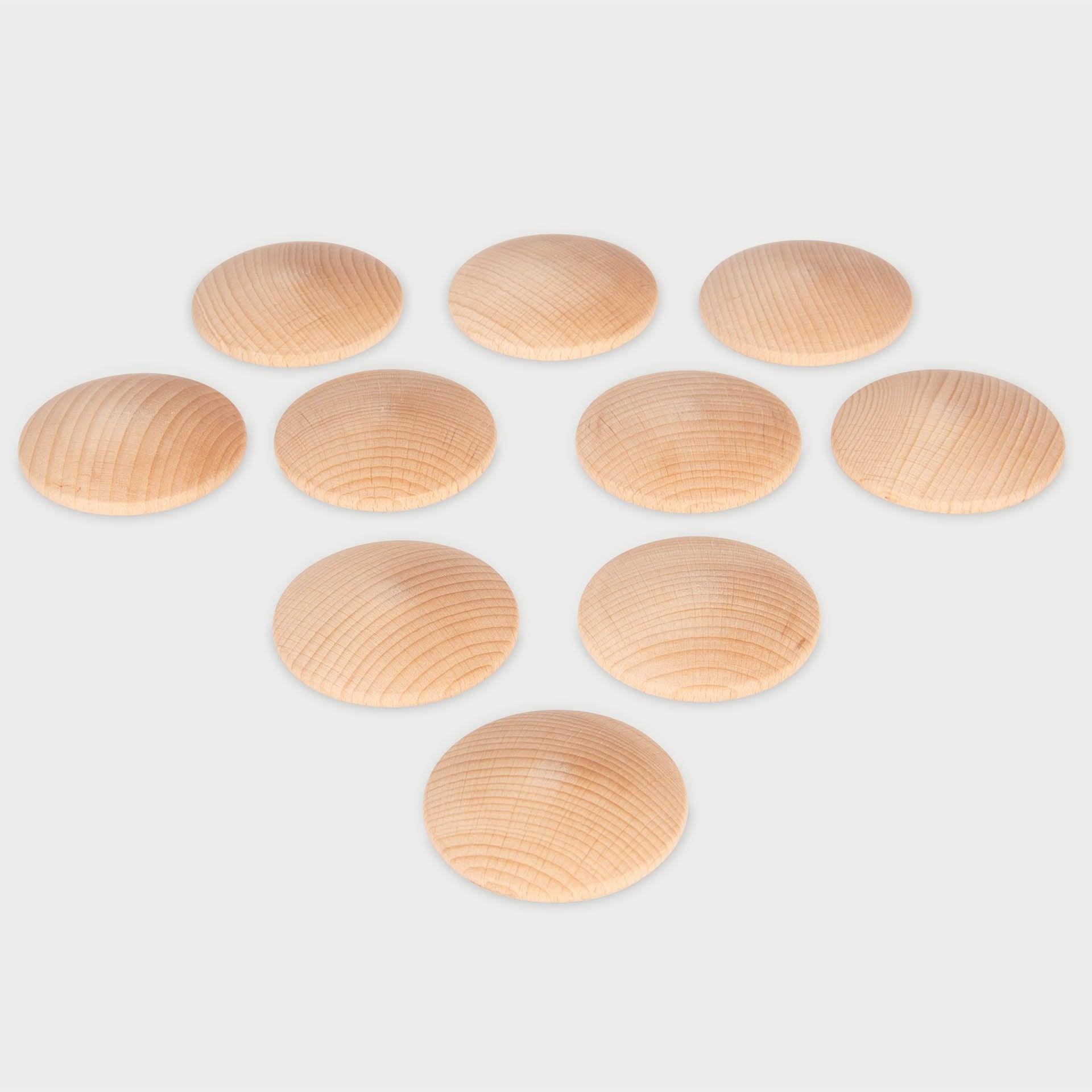 Tickit Discs dischi in legno 10 pz 6 cm