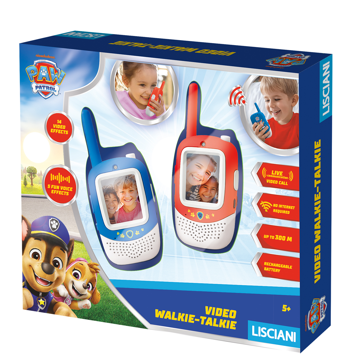 Lisciani Paw Patrol Video Walkie Talkie set 2 pezzi