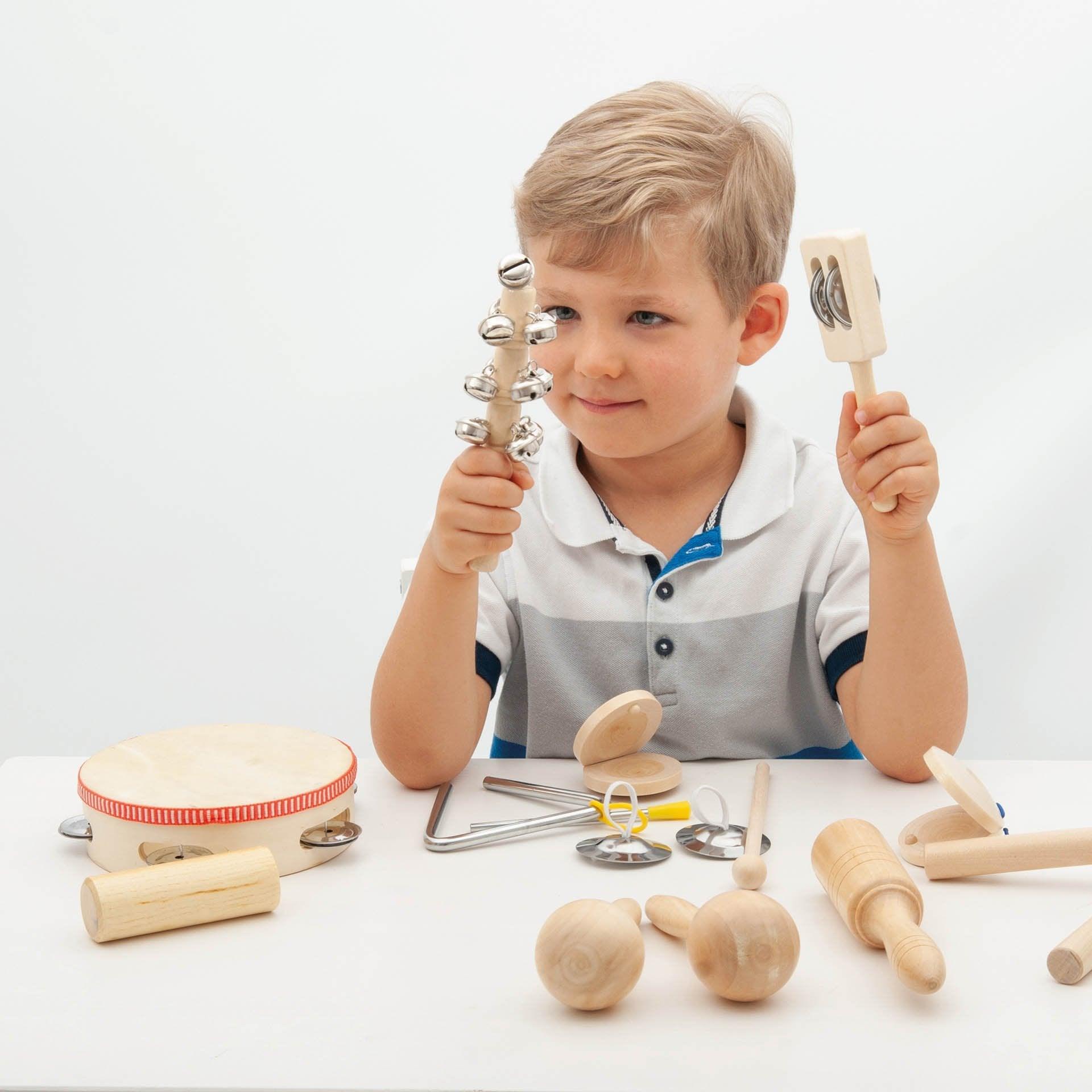 Tickit Percussion Set strumenti musicali in legno