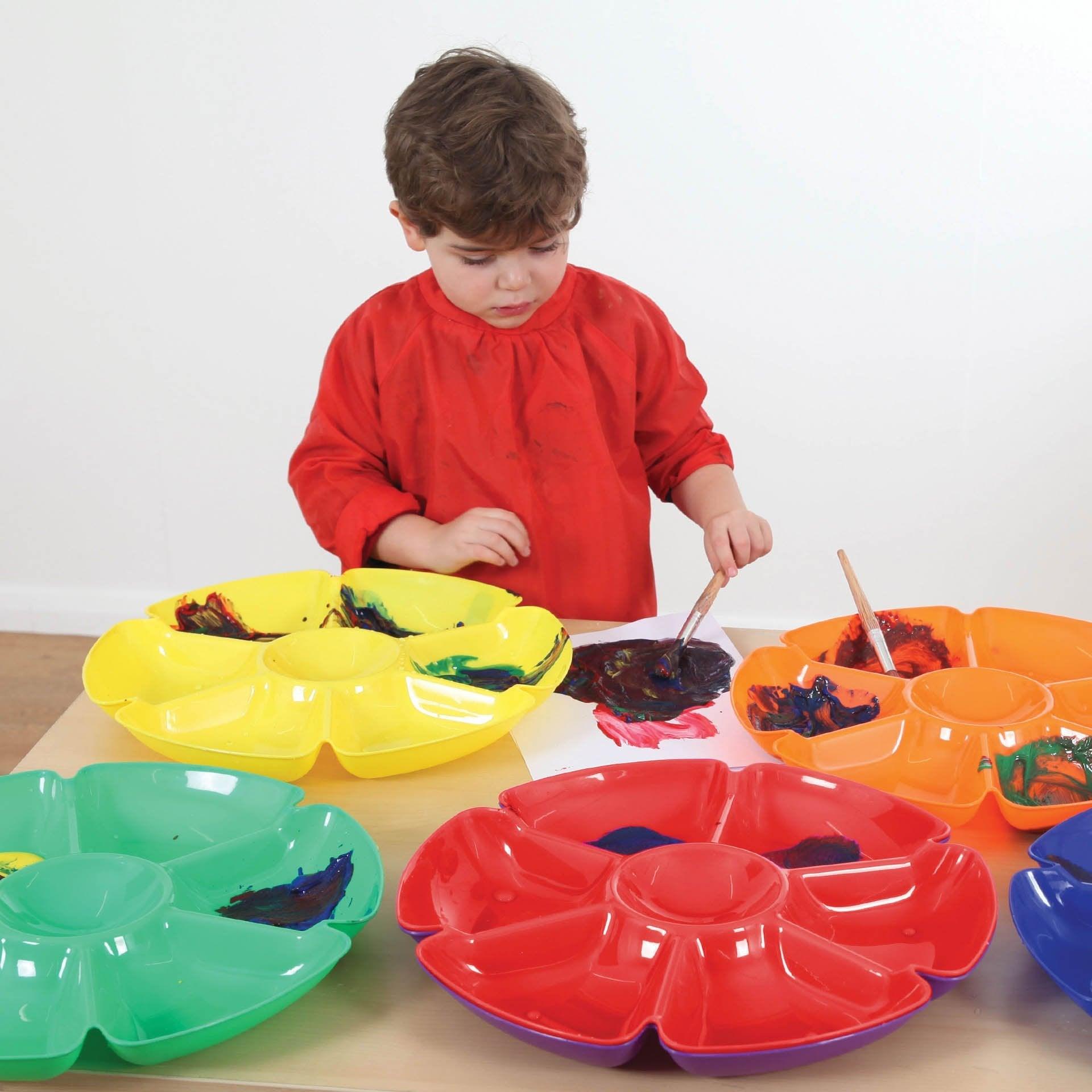 Tickit Flower Sorting Paint Trays vassoi 6 pezzi colori