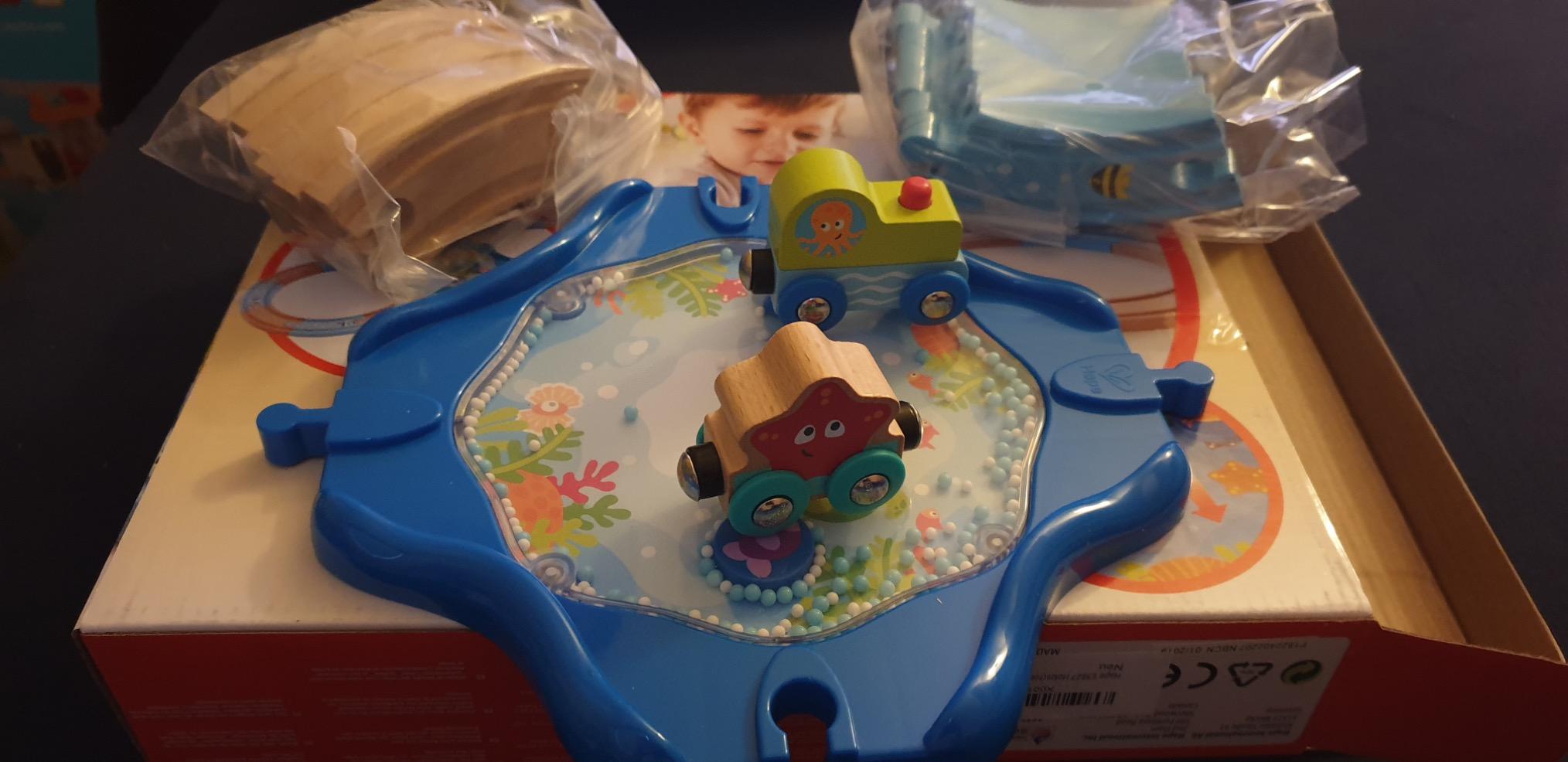 Hape E3827 My First Railway treni legno 8 pezzi