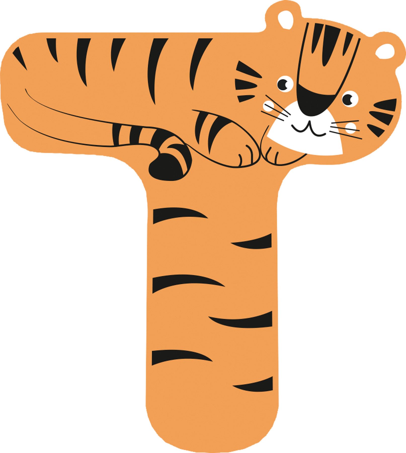 smallfoot Lettere Legno 12527 lettera cameretta T tigre 12 pezzi