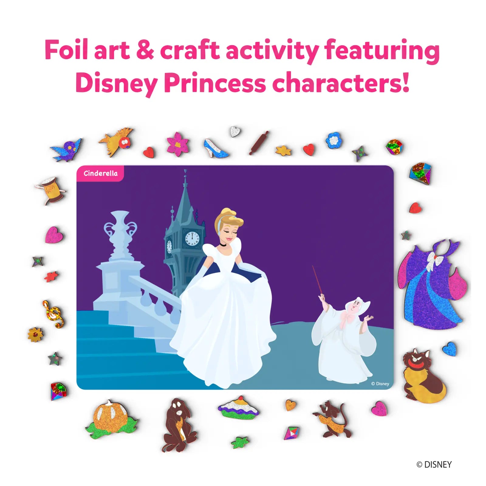 Skillmatics Foil Fun Disney Princess kit foil principesse