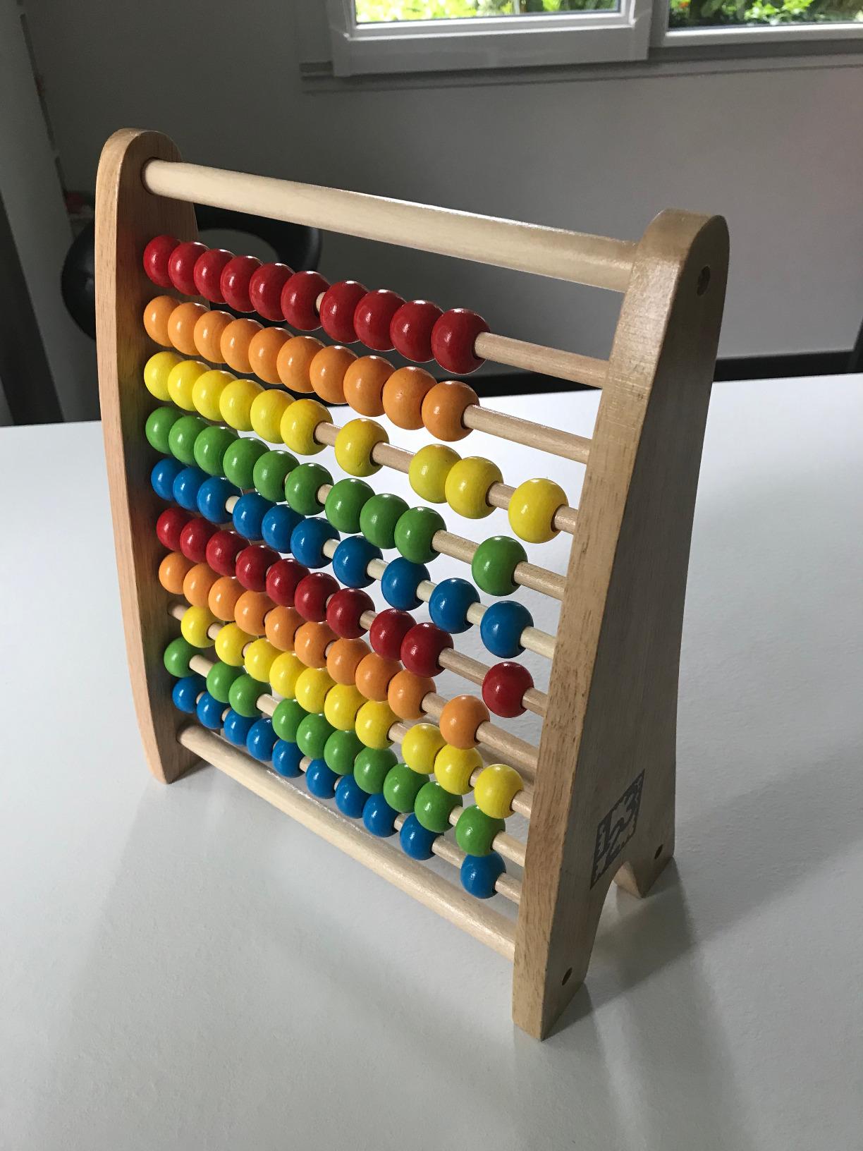 Hape E0412 Abaco Palline Arcobaleno Gioco Legno