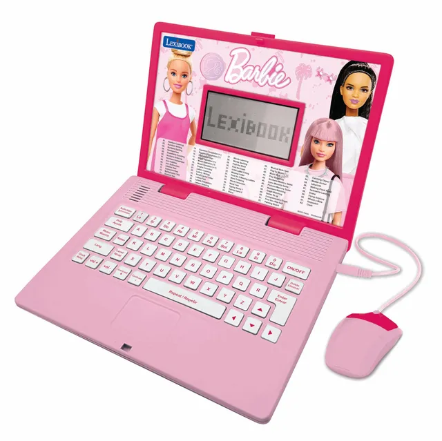 Lexibook Barbie JC598BBi2 computer bambini bilingue 124 attività