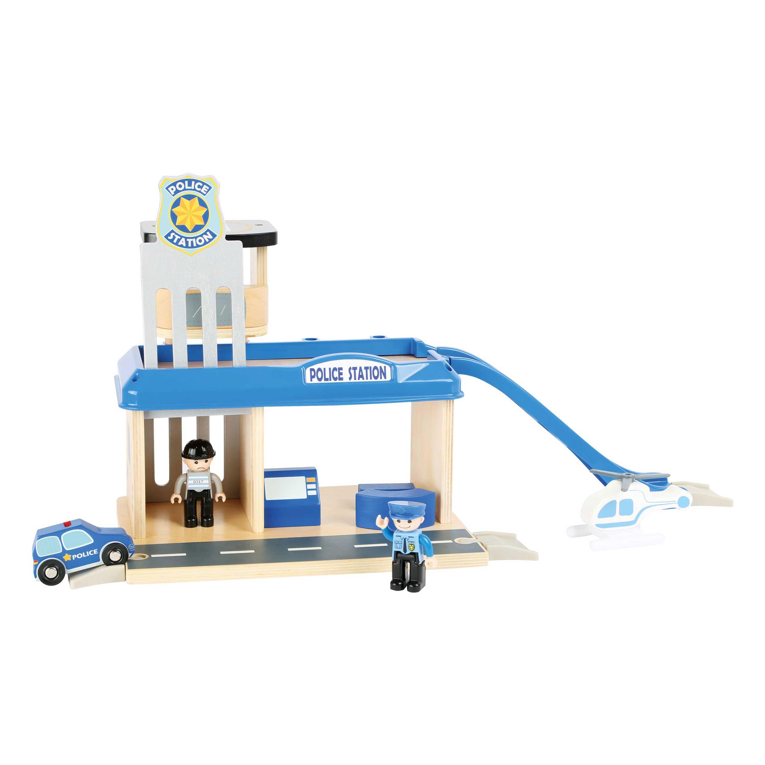 smallfoot World stazione di polizia in legno con accessori