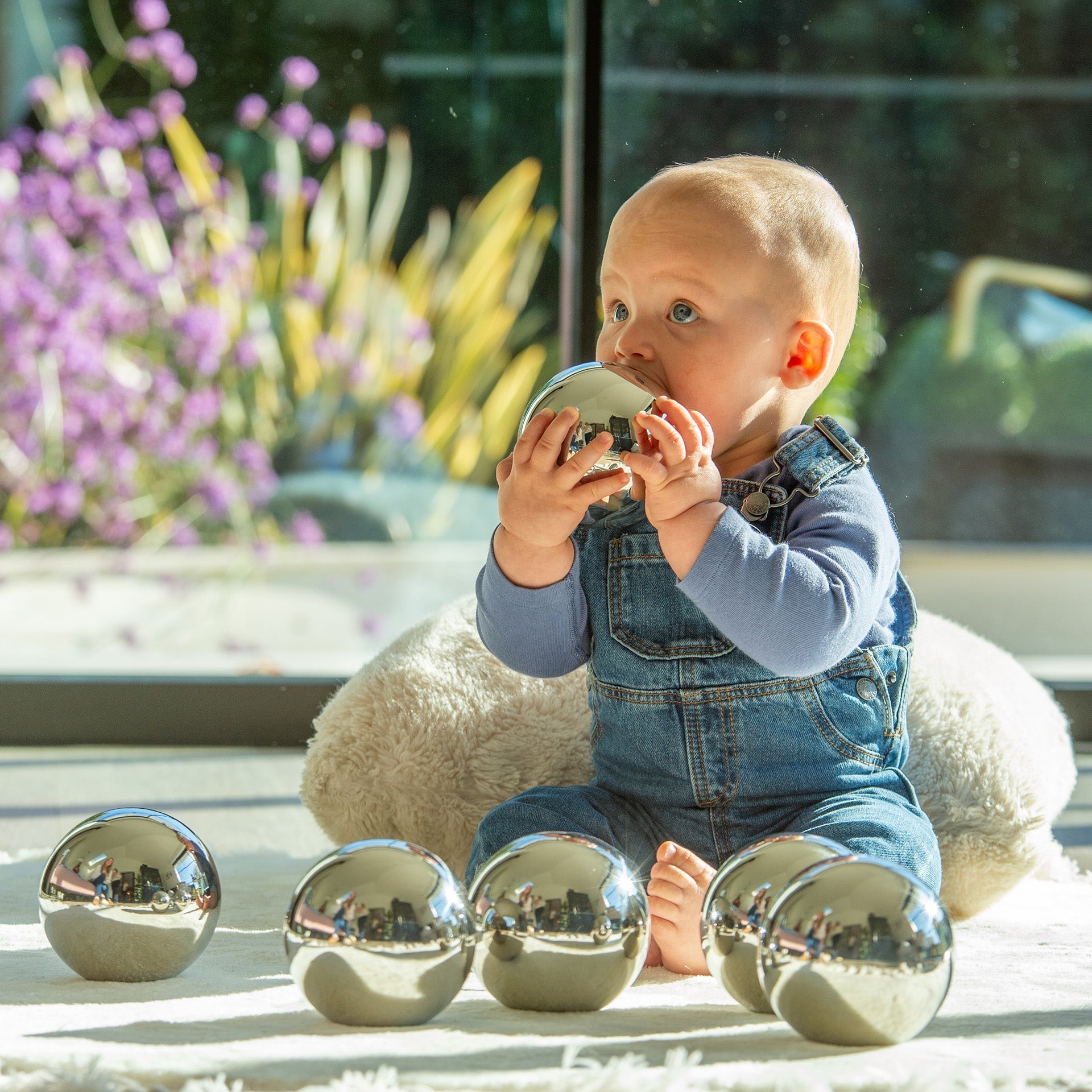 Tickit Sensory Steel Mystery Balls palline sensoriali 6 pezzi