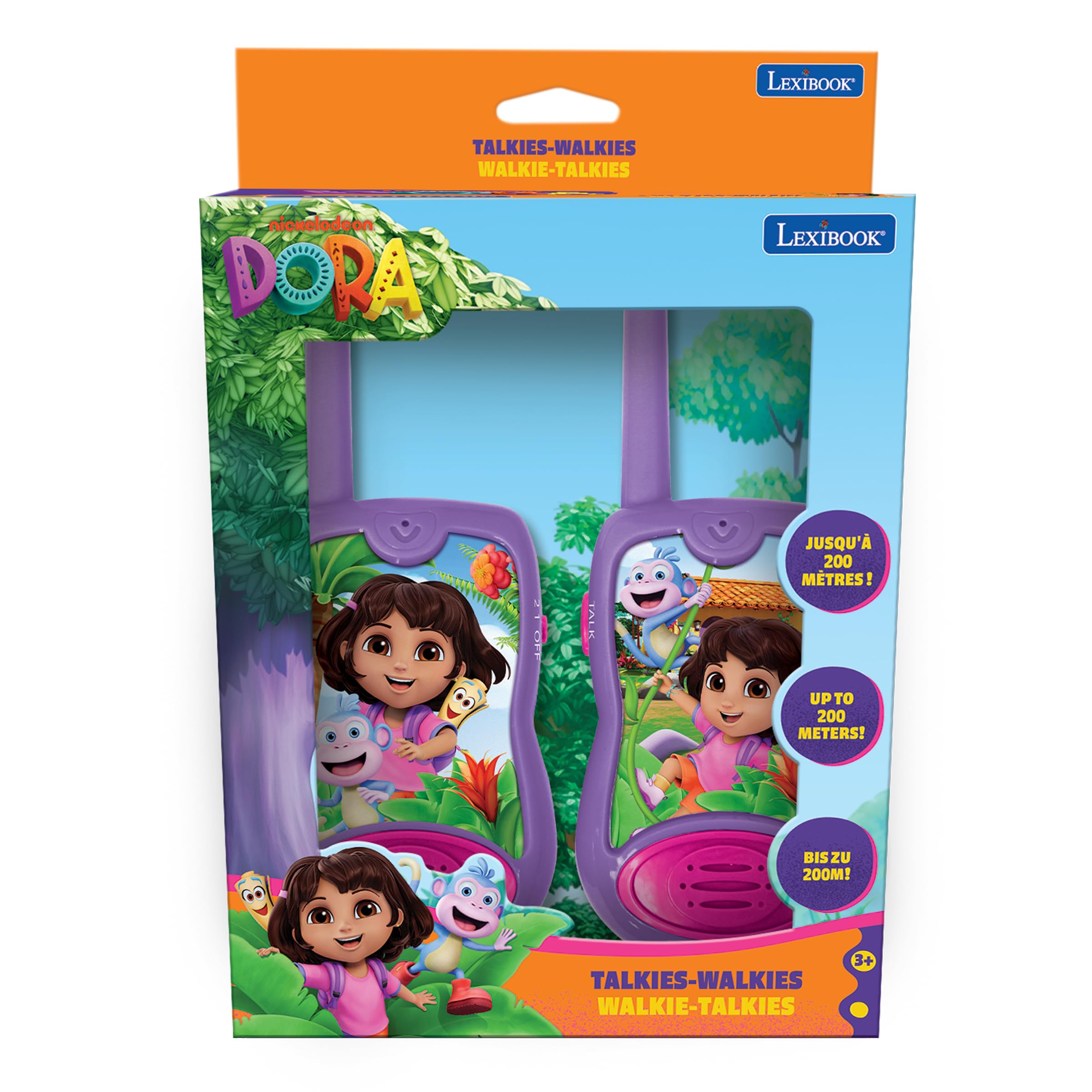 Lexibook Dora TW12DOR walkie-talkie 200 m rosa