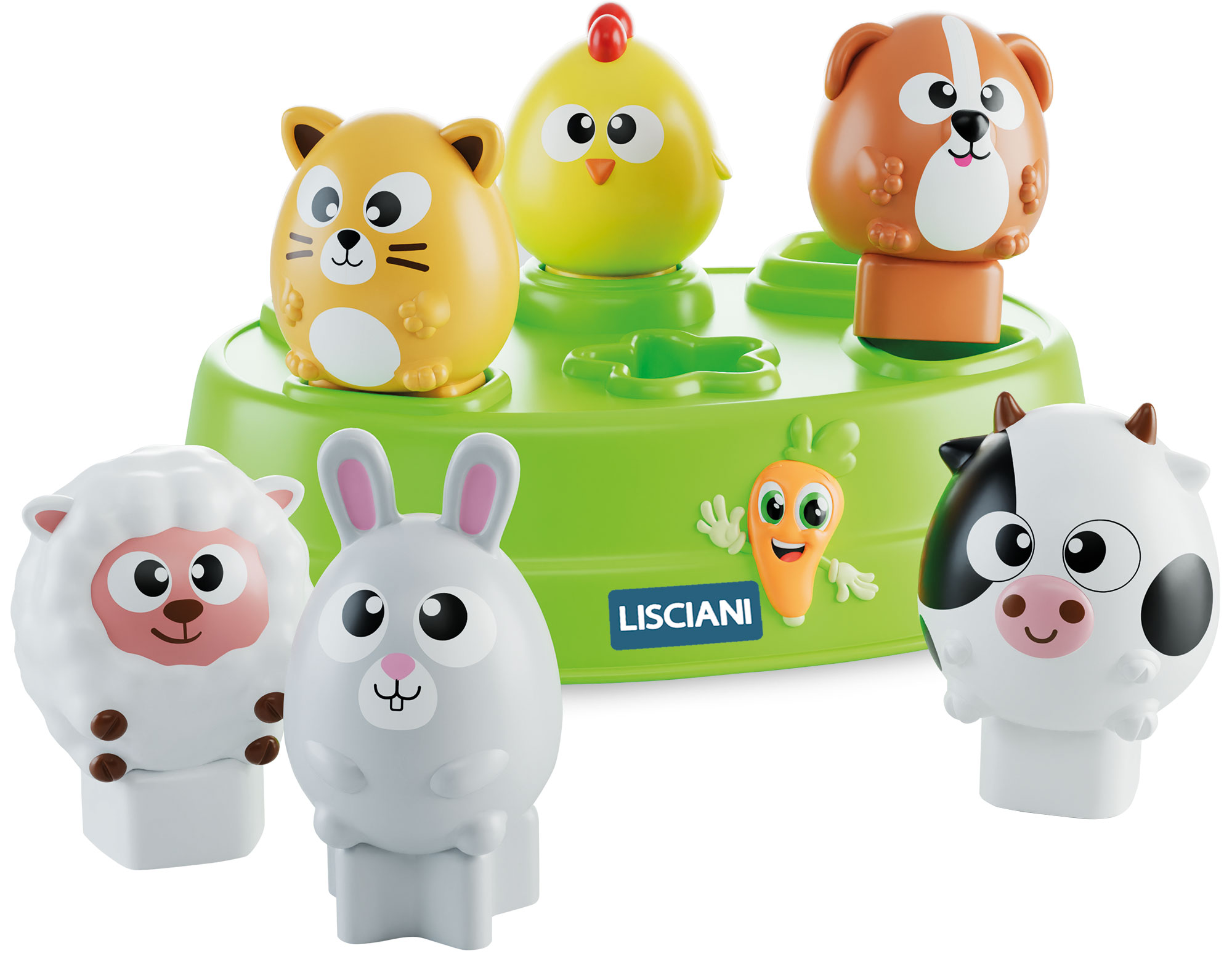 Lisciani Carotina Happy Logic The Farm gioco incastri fattoria