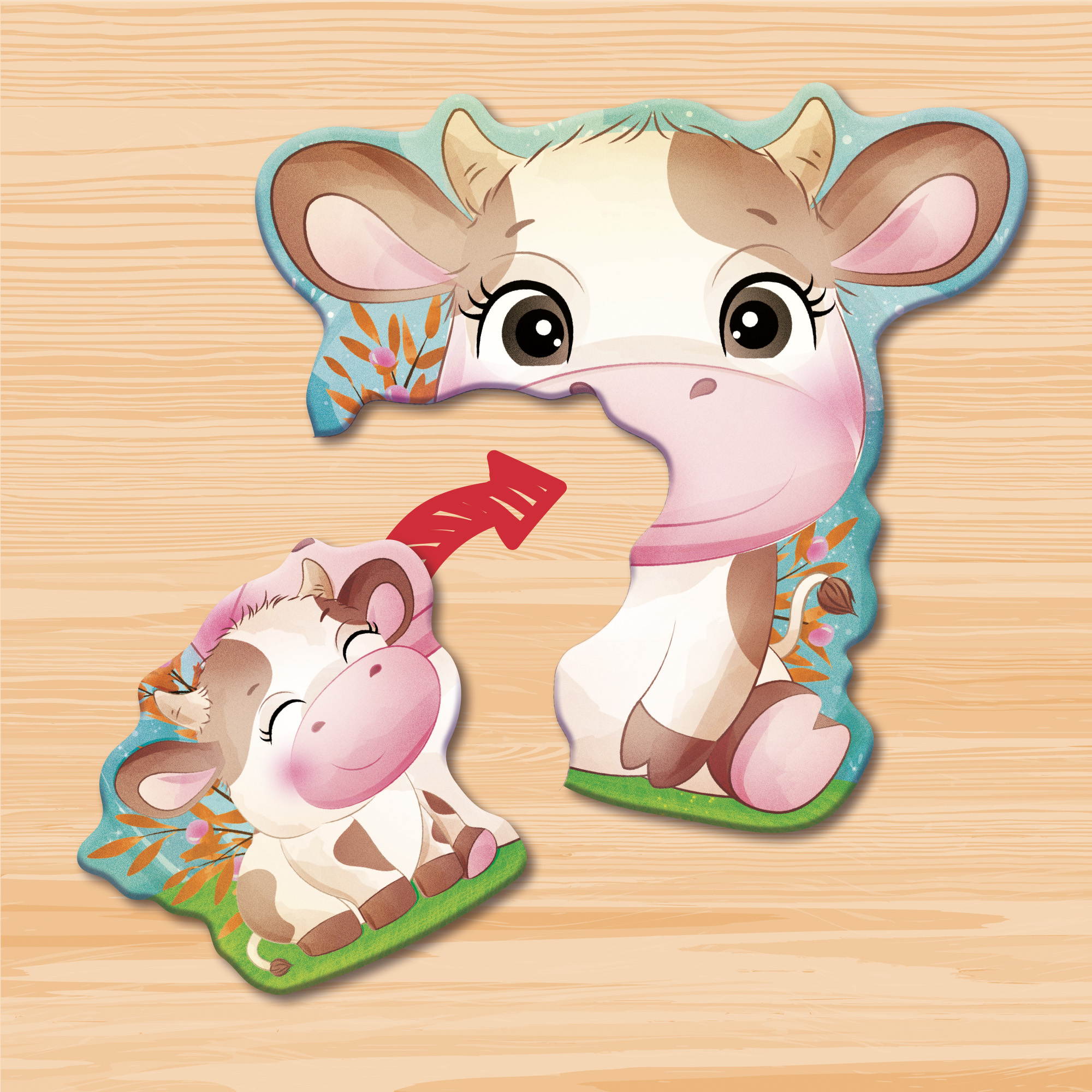 Lisciani Montessori Baby Touch My Baby gioco tattile cuccioli