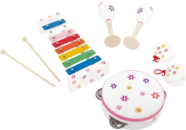 smallfoot Set Musicale Fiore strumenti in legno