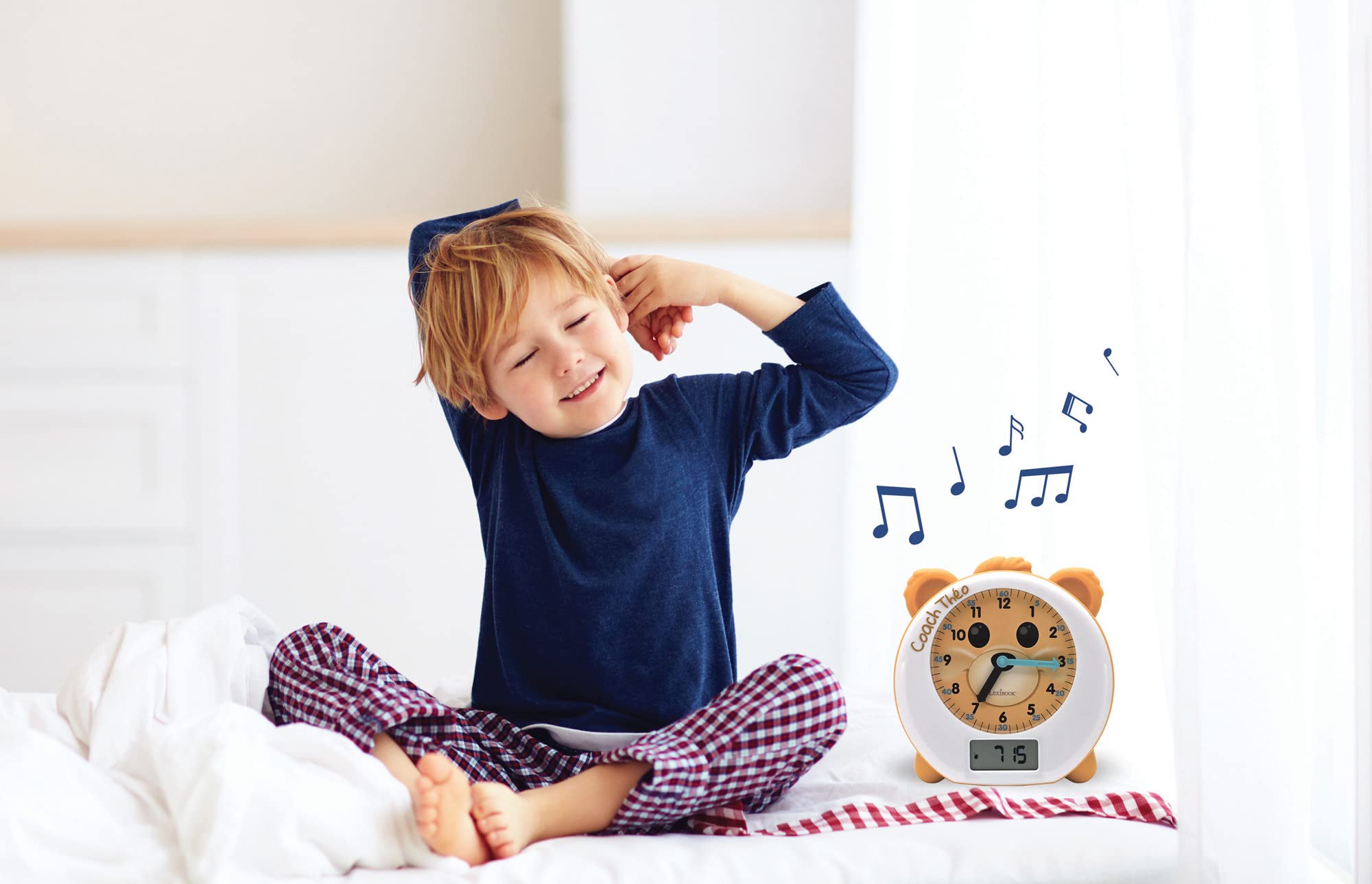 Lexibook Coach Theo RLT100EN sveglia bambini con luce notturna