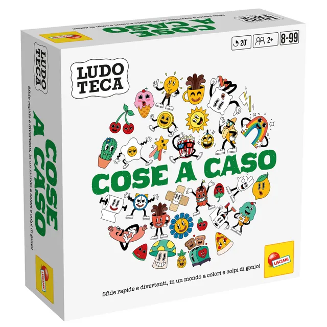 Lisciani Ludoteca Pocket Cose a Caso gioco di carte logica