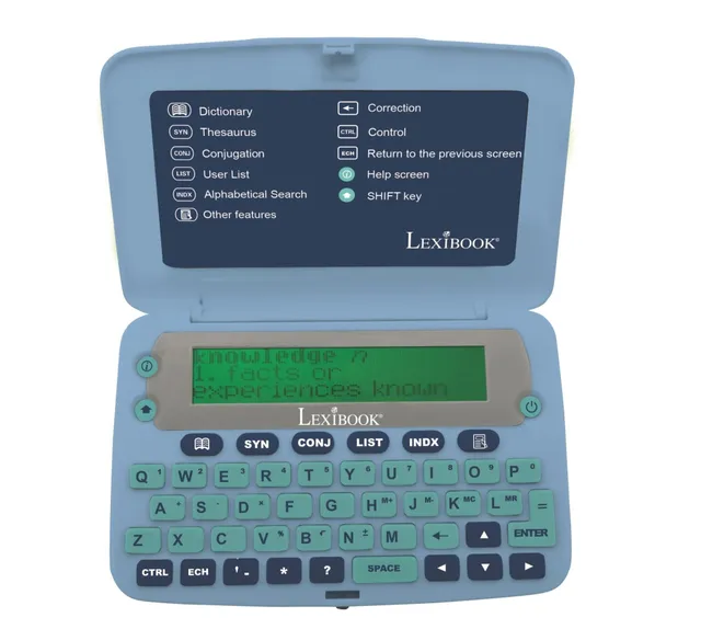 Lexibook D650EN dizionario inglese elettronico blu grigio