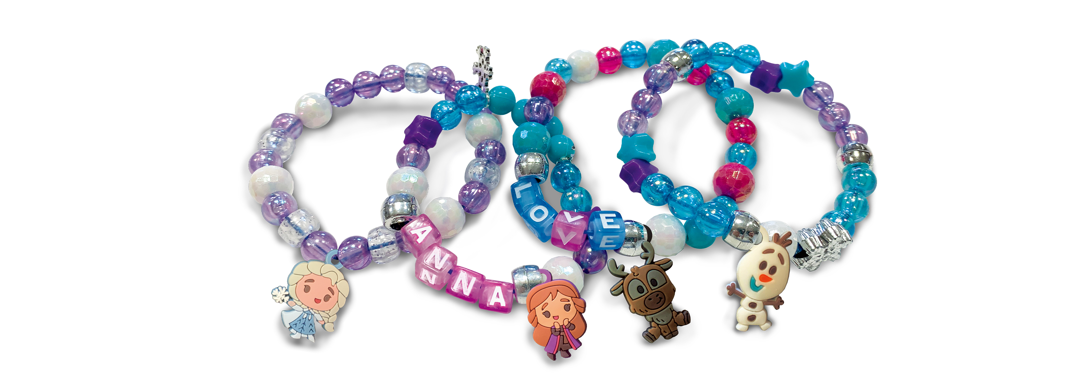 Lisciani Frozen My Secret Beads kit perline cofanetto con chiave