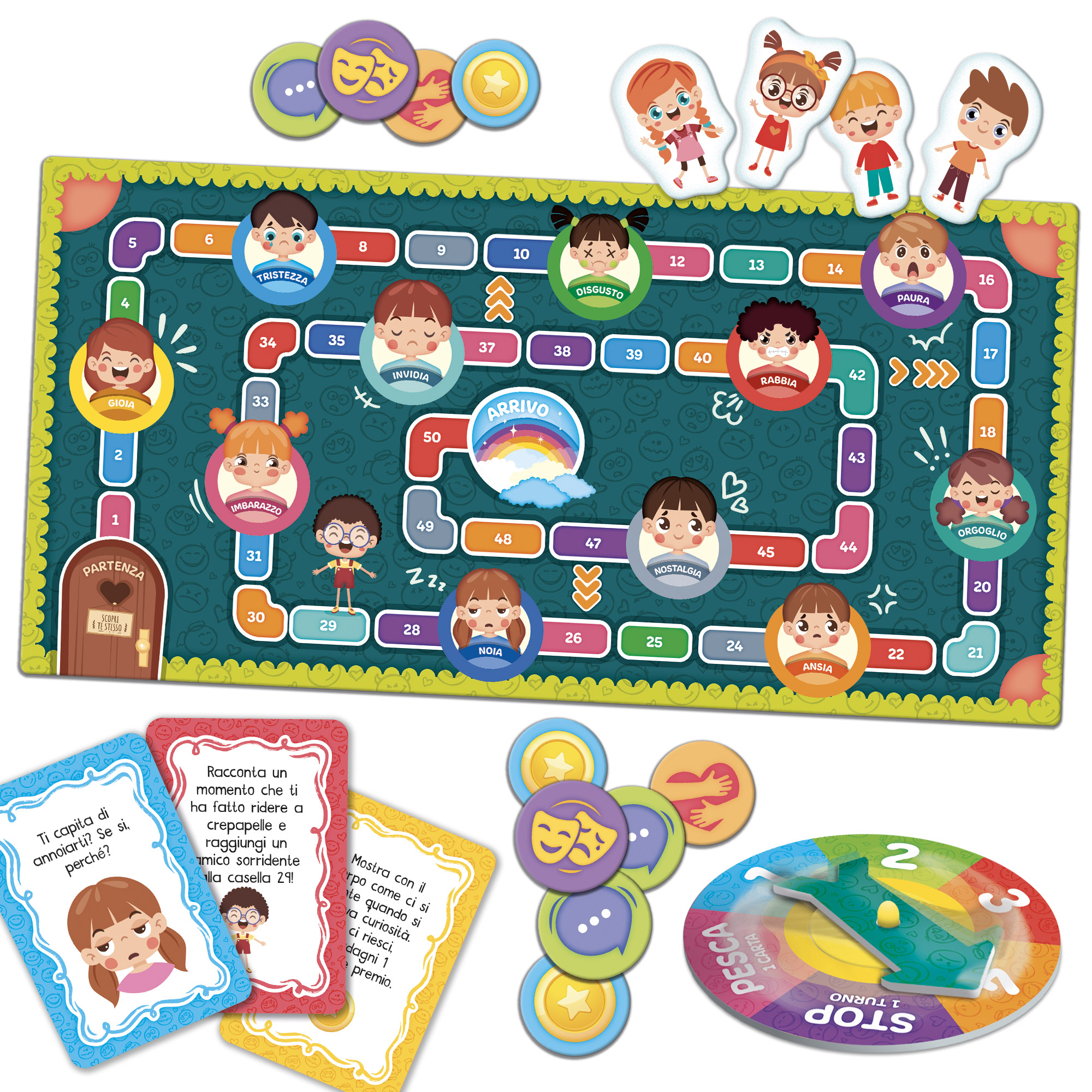Lisciani Giochi Giocare Educare Emotional gioco delle emozioni educativo