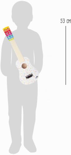 smallfoot Sound chitarra acustica bambini leggera a pois colorati