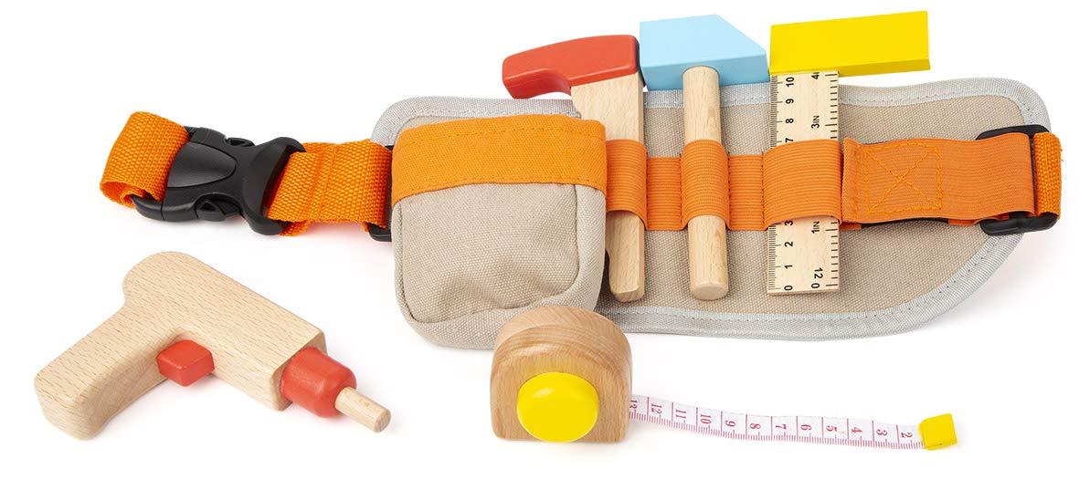 small foot 11587 Cintura Porta Attrezzi Bambini con Trapano