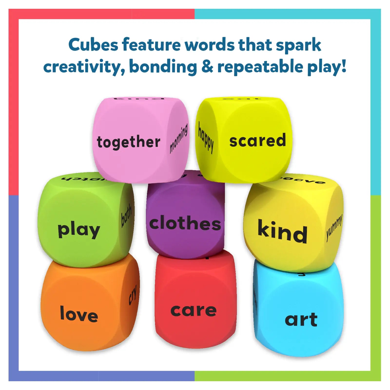 Skillmatics Chit Chat Cubes gioco dadi conversazione 4+ anni