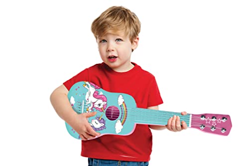Lexibook Unicorno K205UNI chitarra bambini legno 53 cm rosa