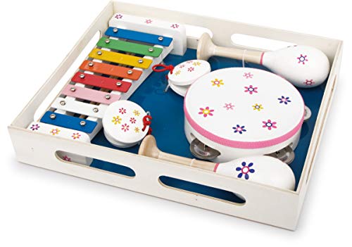 smallfoot Set Musicale Fiore strumenti in legno