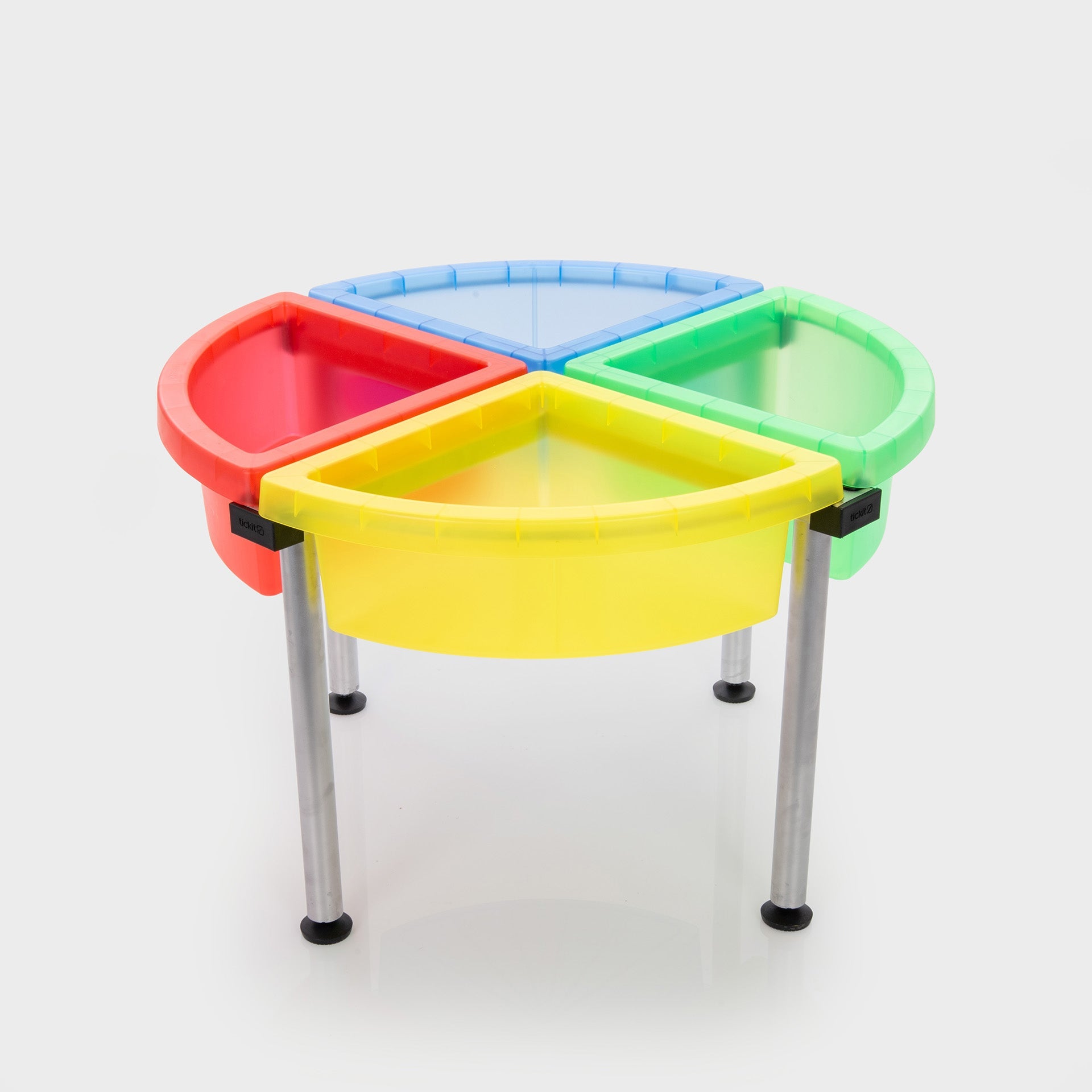 Tickit Discovery Colour Quadrant Trays vassoi 4 pezzi colorati