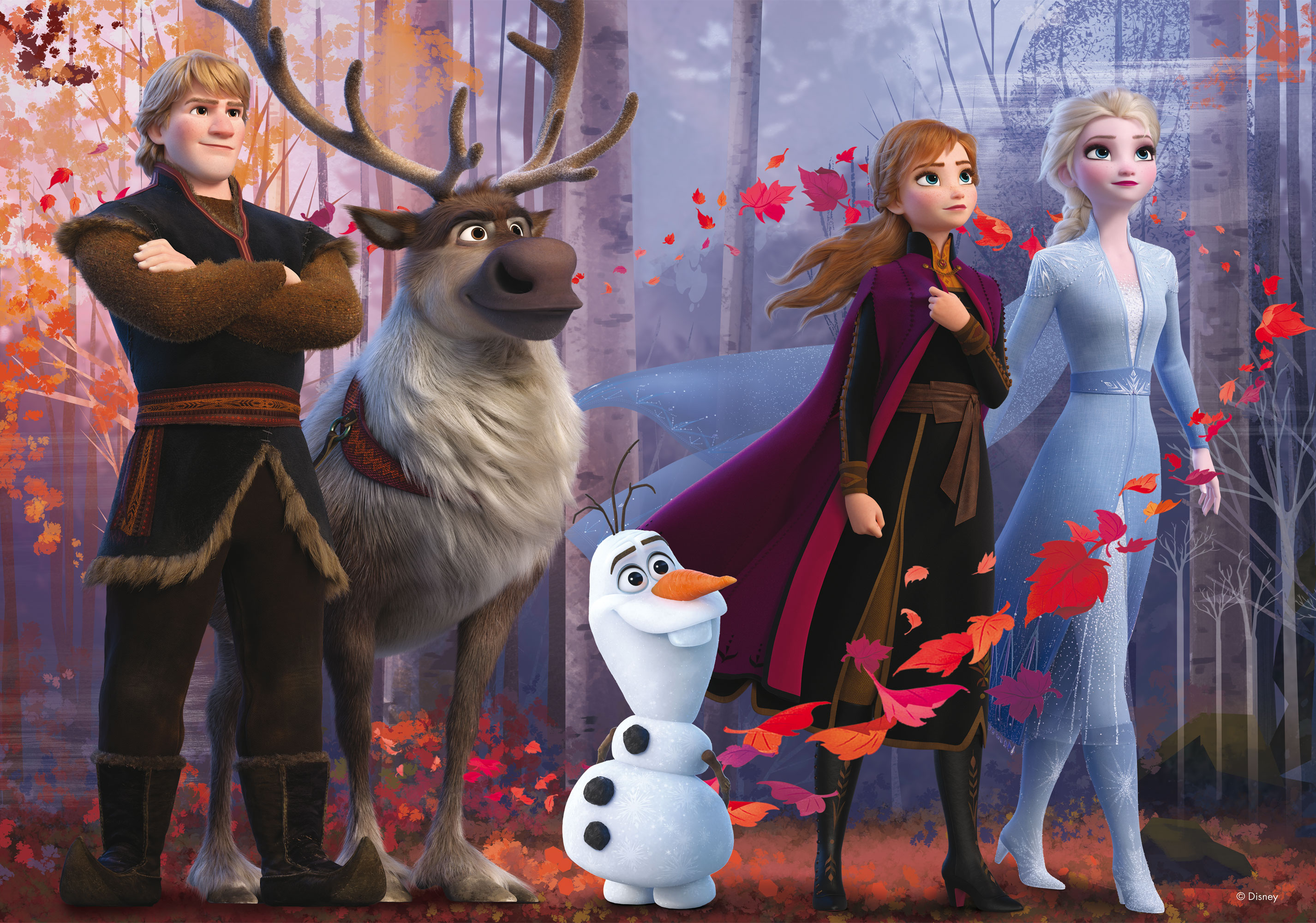 Lisciani Disney Puzzle DF Maxi Floor 108 puzzle Frozen 2 da colorare