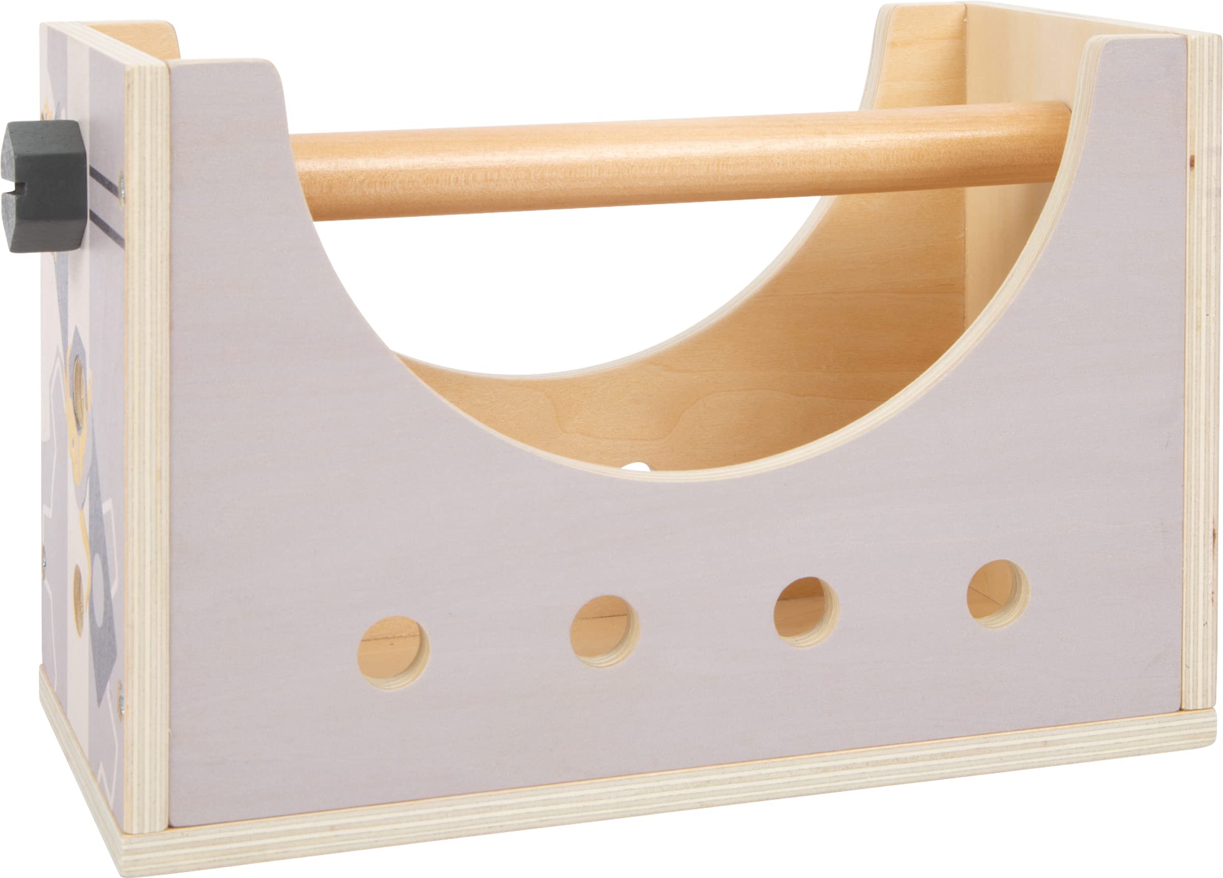 Smallfoot Miniwob 11809 cassetta attrezzi legno 2in1