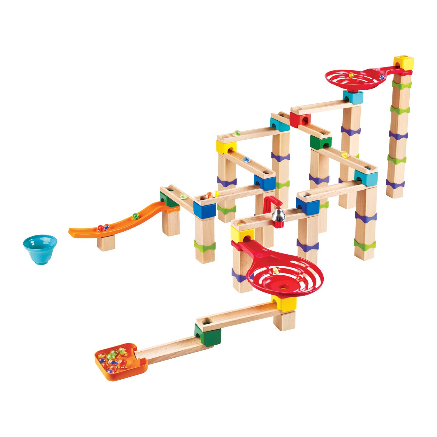 Hape Tricks n Twists pista biglie legno 80 pezzi 40 biglie