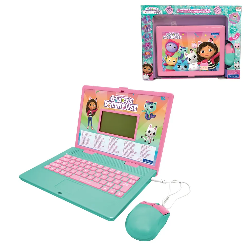 Lexibook Gabby JC598GDH computer bambini rosa/blu bilingue