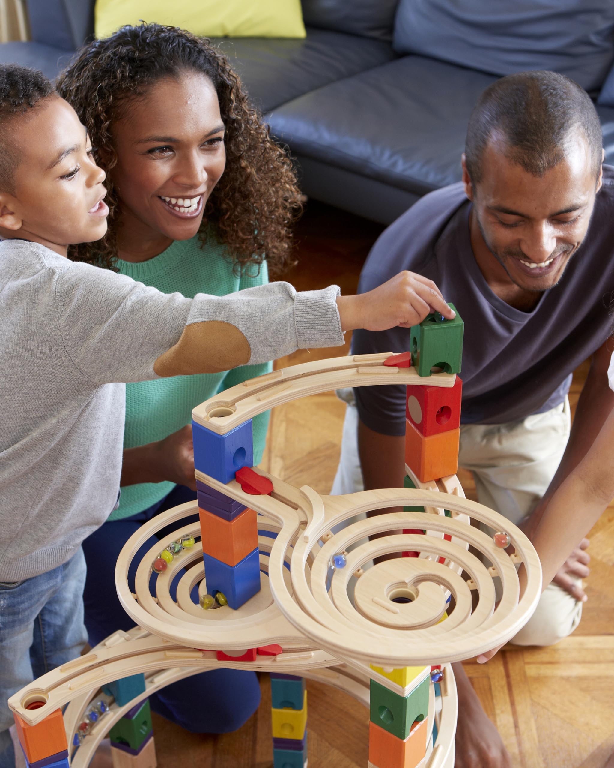 Hape Quadrilla Ciclone pista biglie legno 198 pezzi