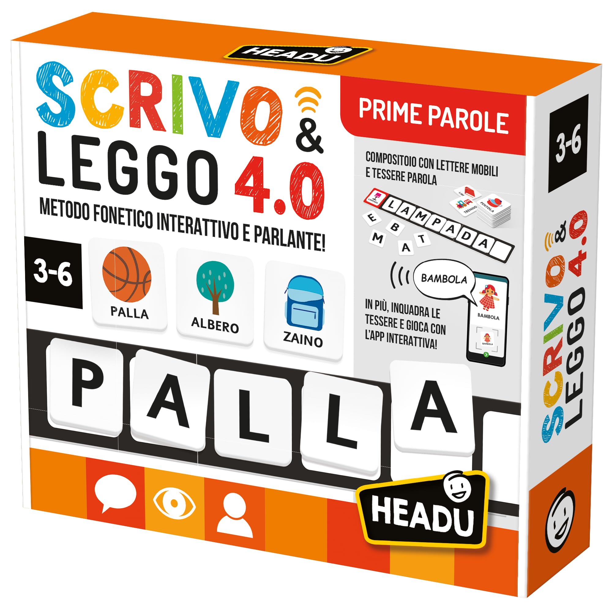 Headu Scrivo & Leggo 4.0 Animali e Ambienti gioco educativo 3-6 anni