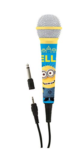 Lexibook Minions MIC100DES microfono karaoke bambini blu giallo