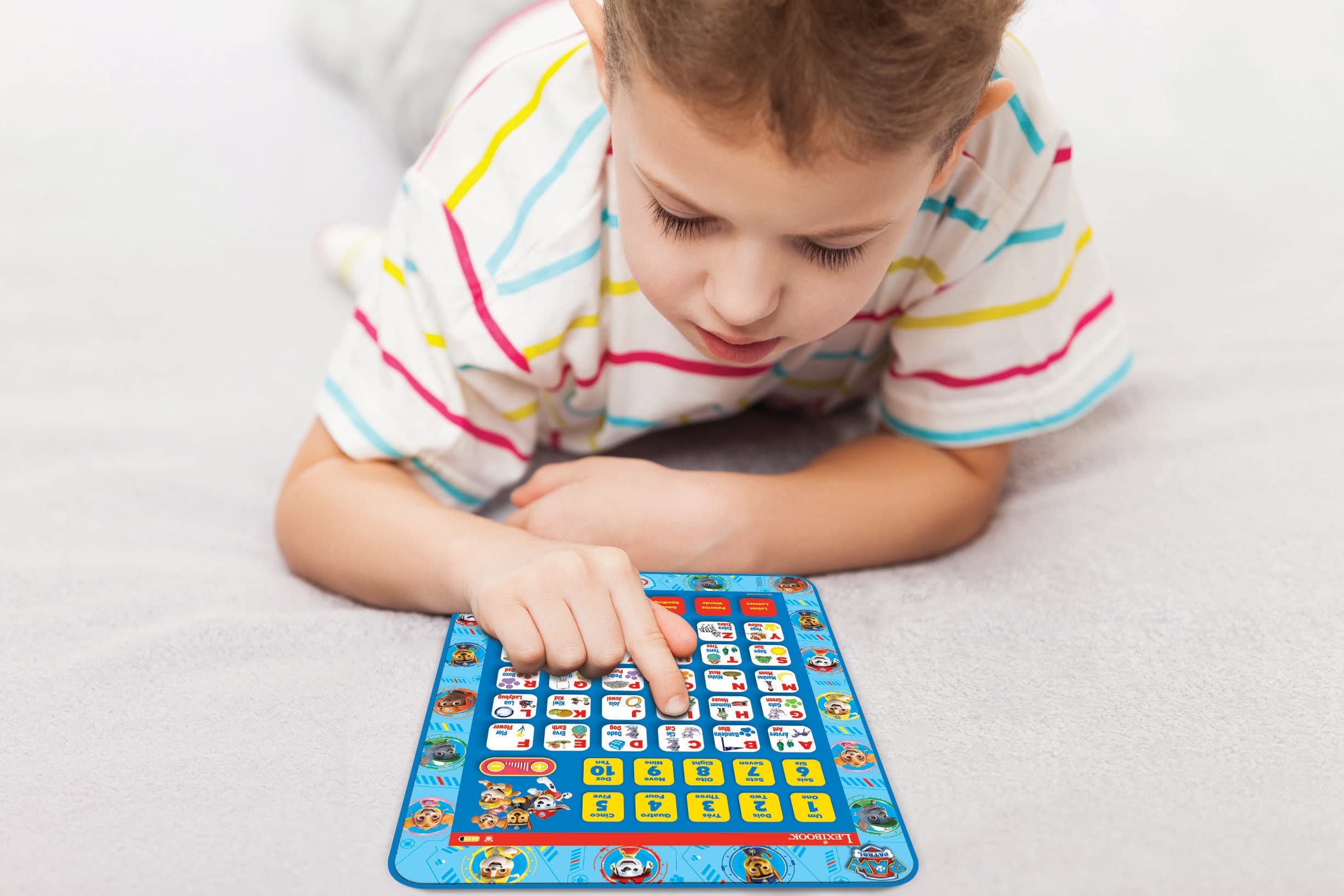 Lexibook Paw Patrol JCPAD002 tablet educativo bilingue blu