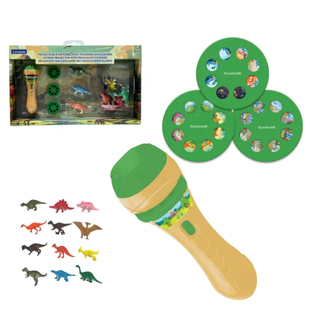 Lexibook LTC045Z proiettore storie dinosauri giallo verde