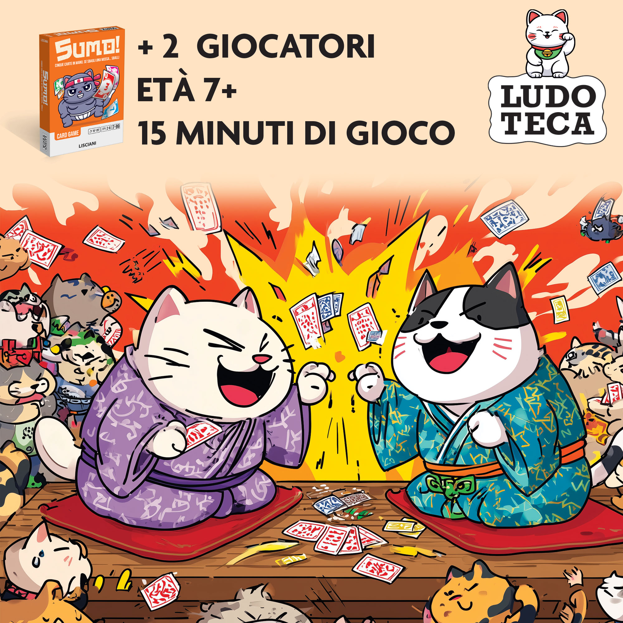Lisciani Ludoteca 5Umo gioco di carte famiglia