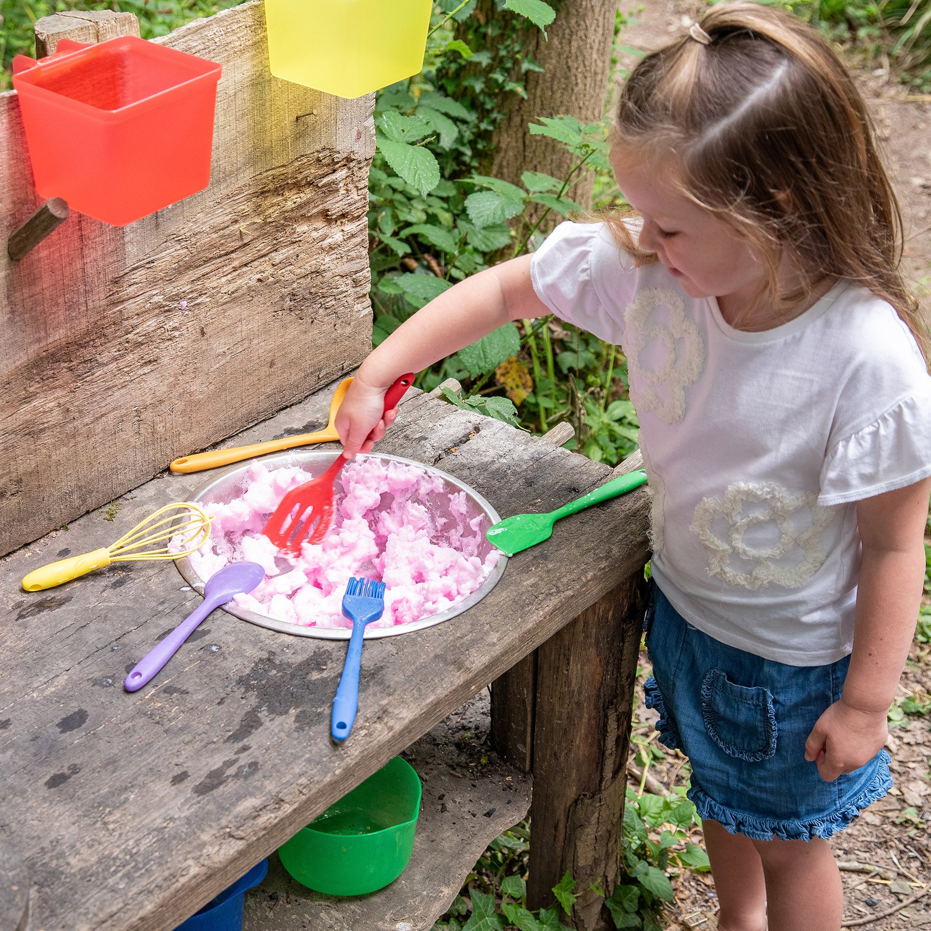 Tickit Rainbow Utensili silicone bambini 6 pz cucina