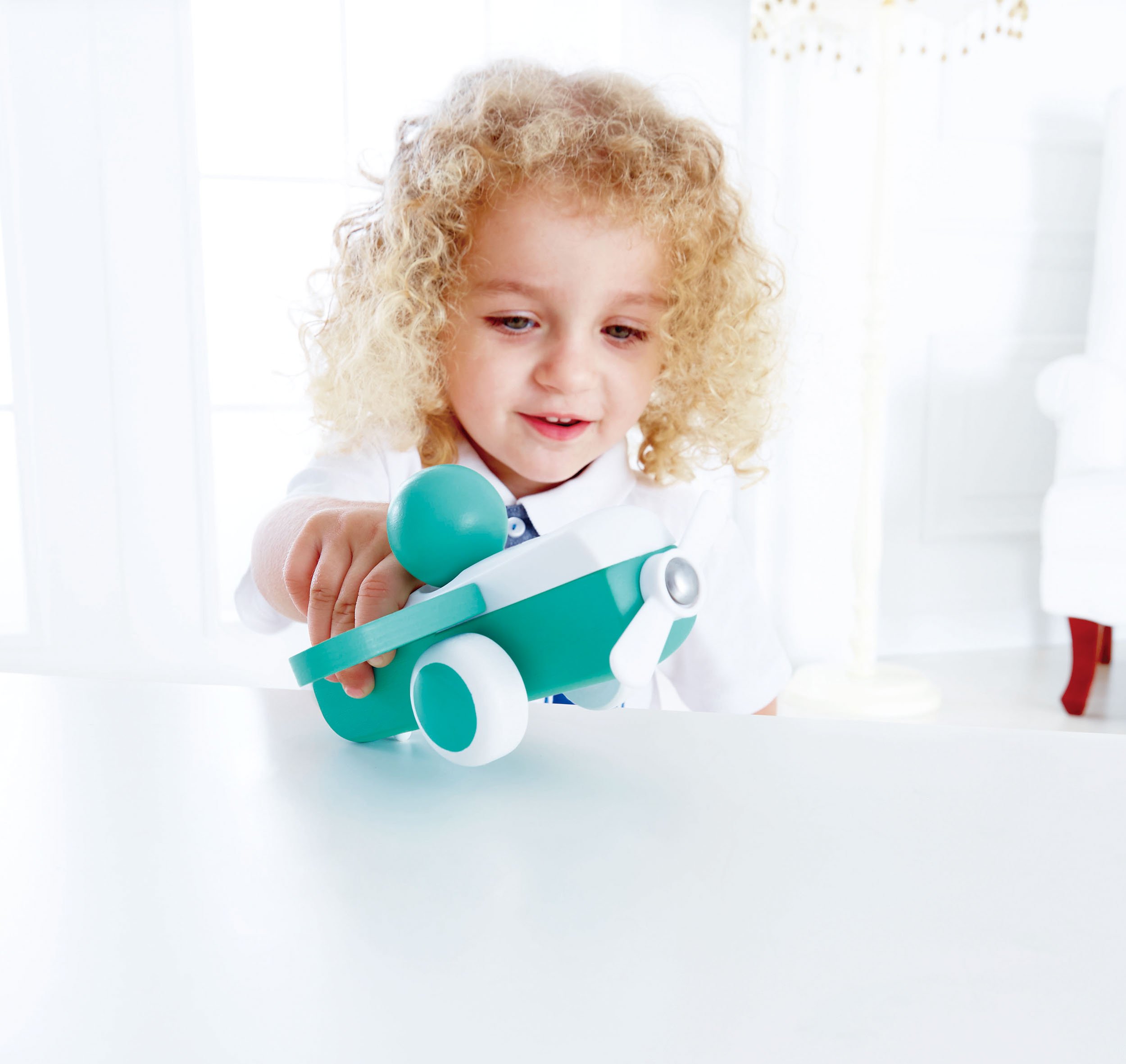 Hape E0066 aereo giocattolo turchese bambini