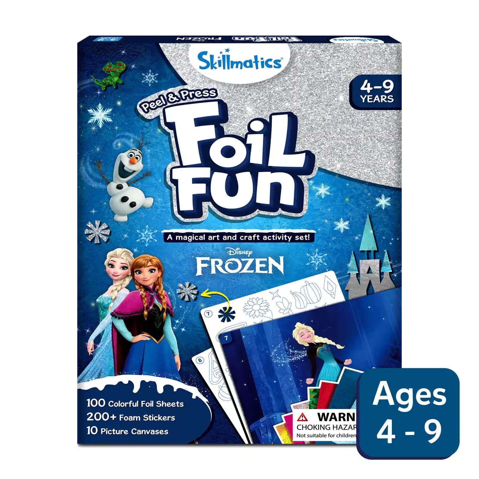 Skillmatics Foil Fun Disney Frozen kit arte foil 4-9 anni