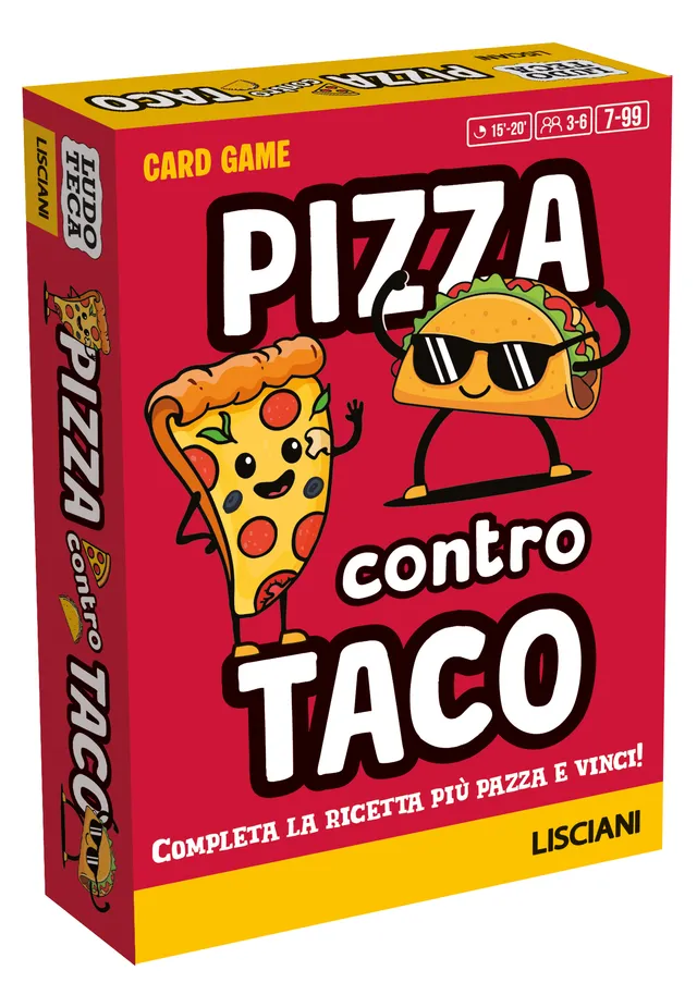 Lisciani Ludoteca Pizza Vs Taco gioco di carte ricette