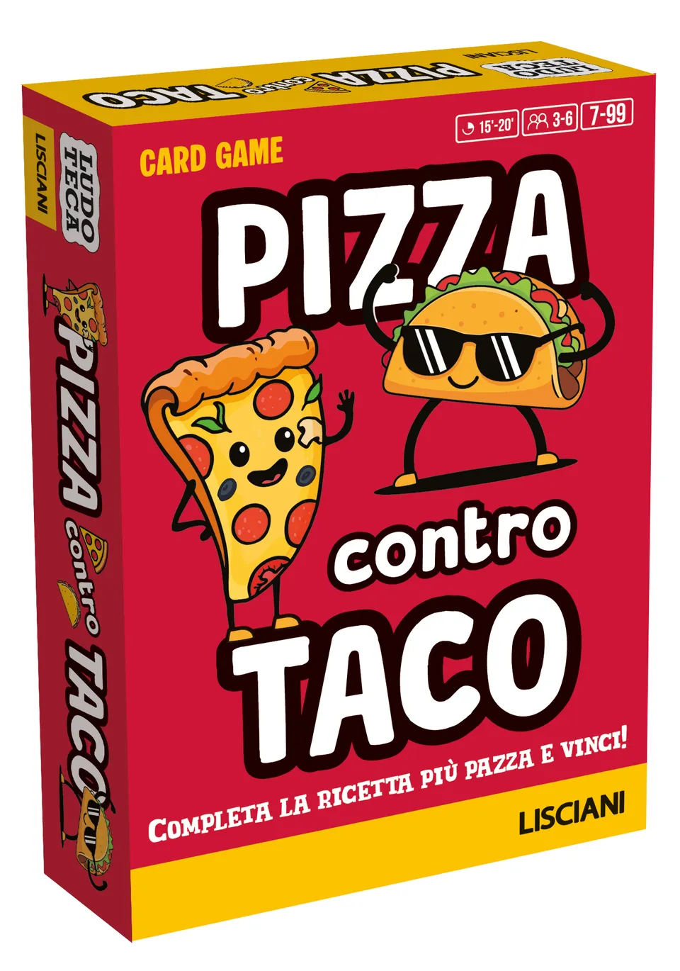 Lisciani Ludoteca Pizza Vs Taco gioco di carte ricette