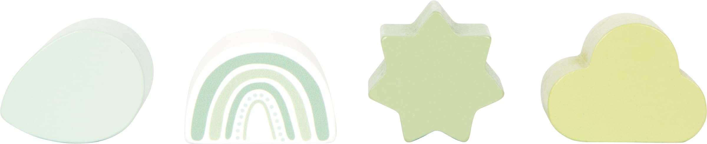smallfoot Dado Motricita 12805 cubo legno verde