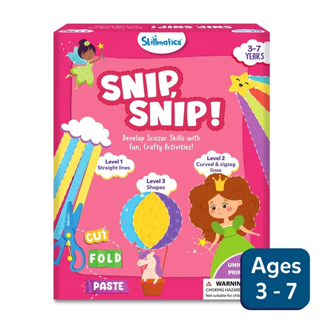 Skillmatics Snip Snip Unicorn Princesses kit ritaglio