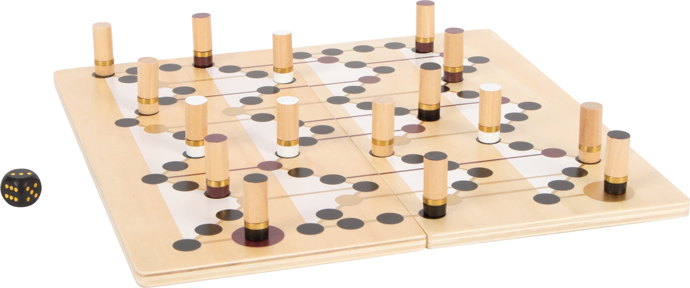 smallfoot Gold Edition ludo e scale gioco in legno