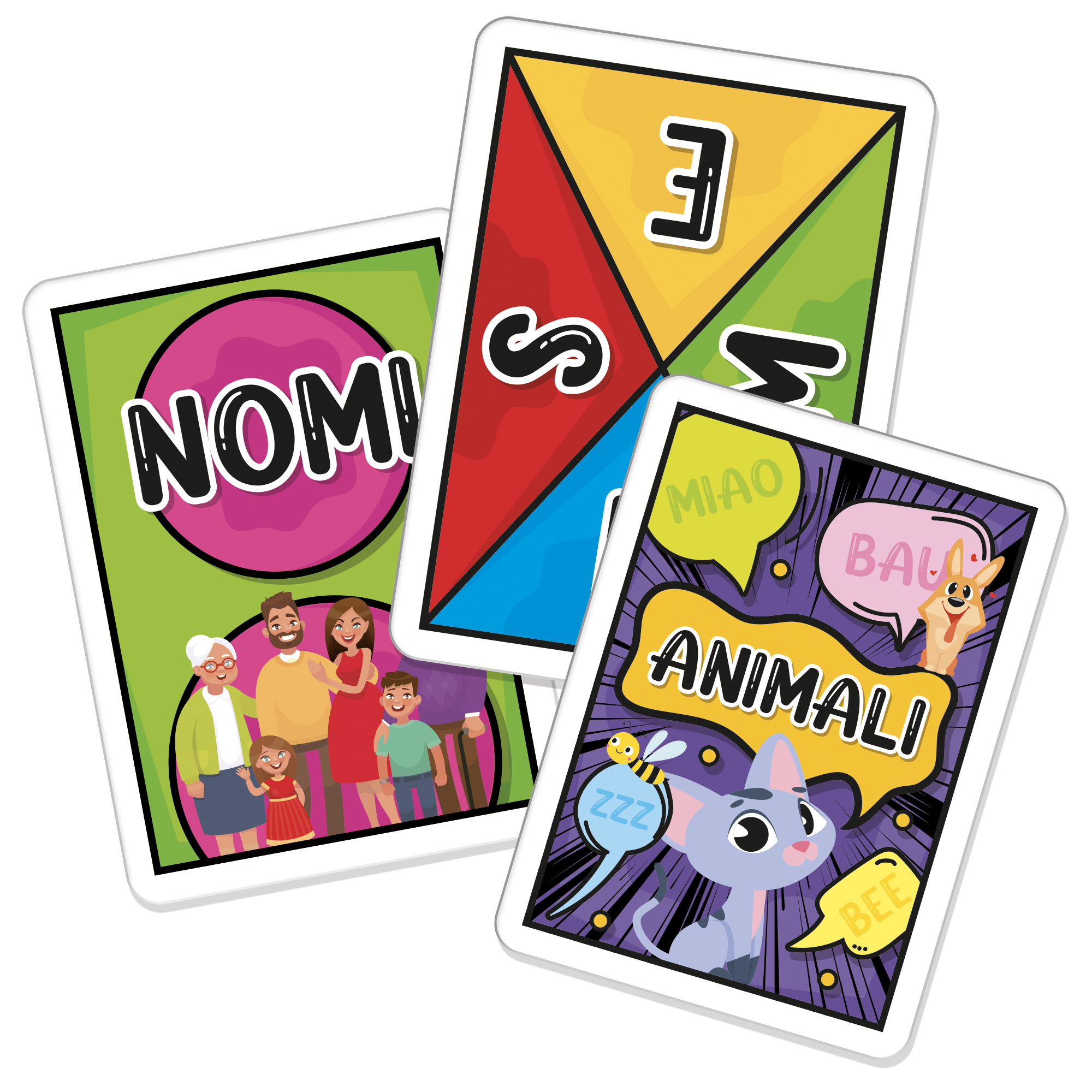 Lisciani Ludoteca Nomi Cose Citta Animali gioco carte parole
