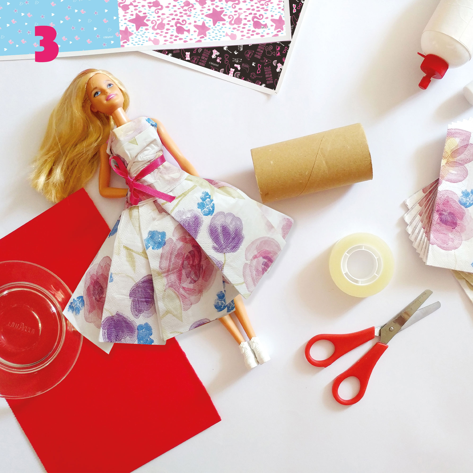 Lisciani Barbie Fashion Atelier con Doll gioco creativo moda