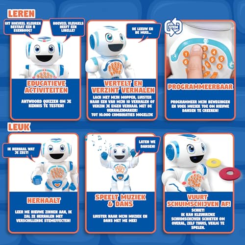 Lexibook Powerman Star robot giocattolo interattivo con telecomando