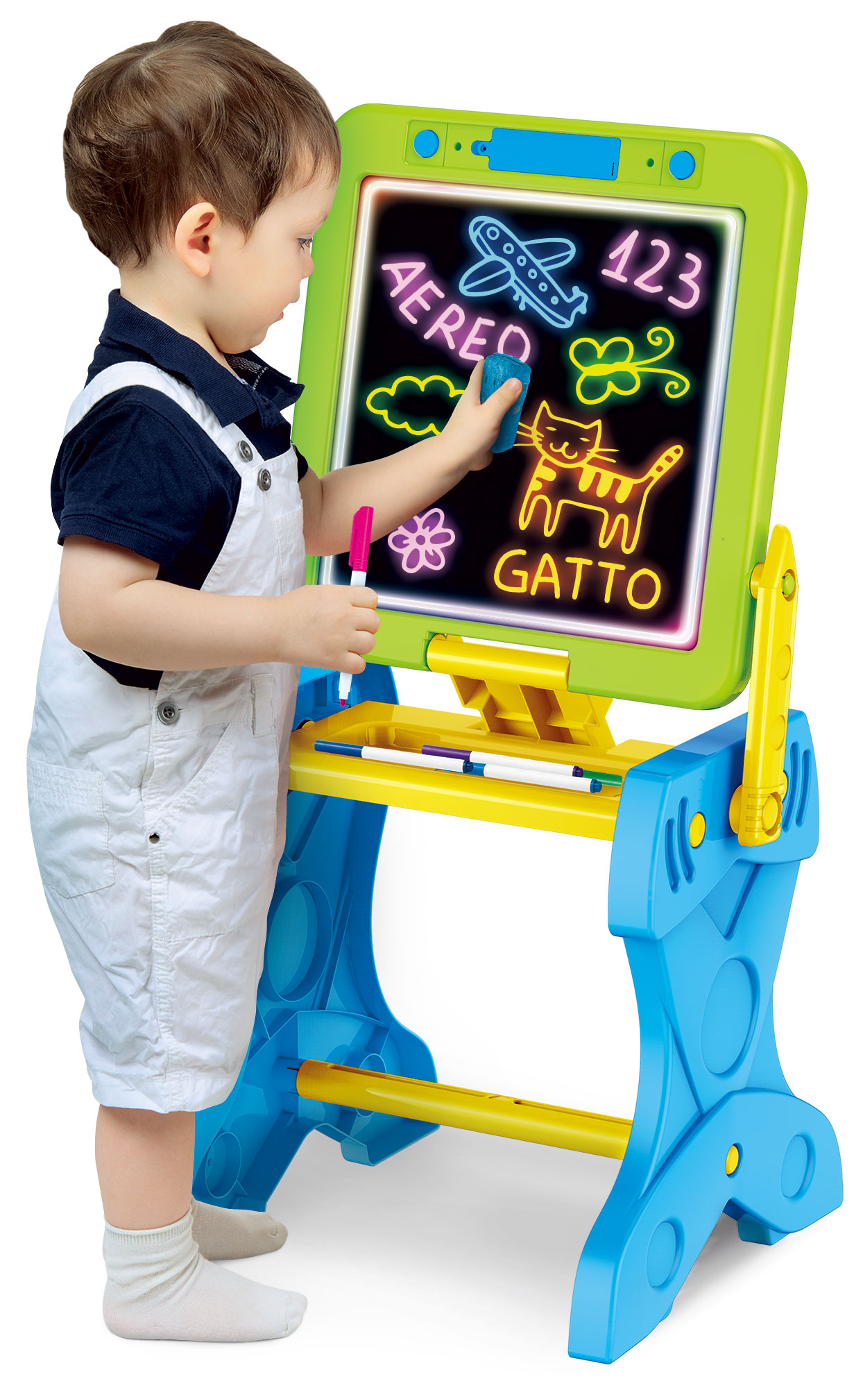 Lisciani Carotina Banchetto Lavagna Led 3 in 1 banco bimbi