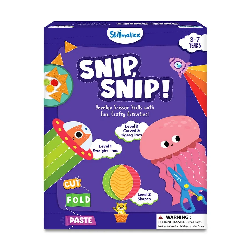 Skillmatics Snip Snip kit ritaglio bimbi 25 attività