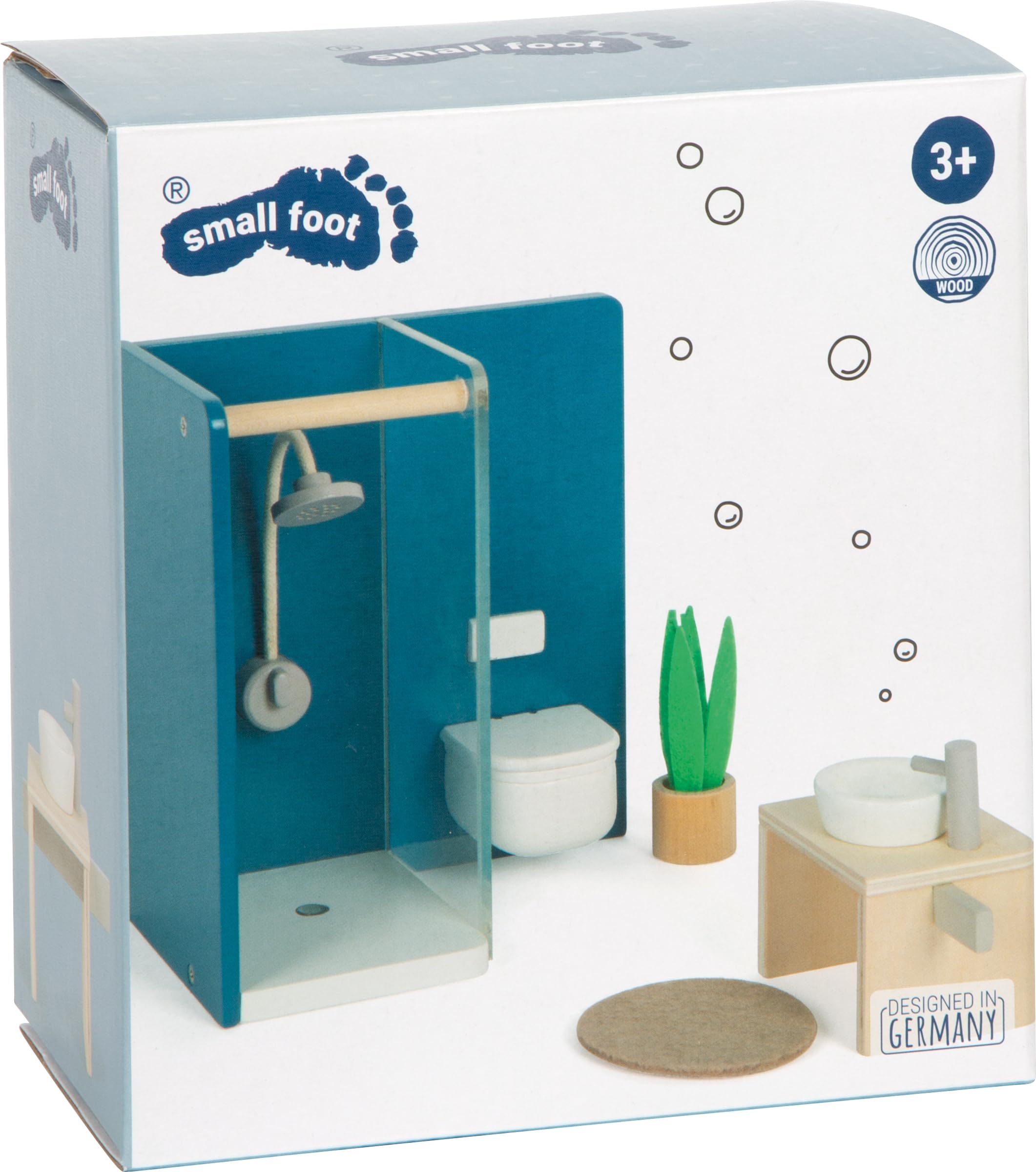smallfoot 12630 mobili casa bambole bagno legno